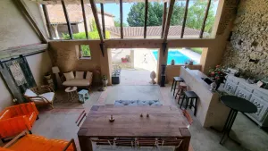 Image of Maison avec grange & piscine vue sur les Pyrénées