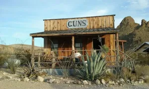 Image of Big Bend Lodging at Ten Bits Ranch | Room #3 (The Gun Shop)