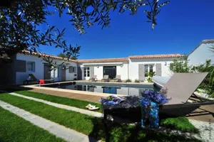 Image of 5min walk from the north beach, modern villa with private heated pool