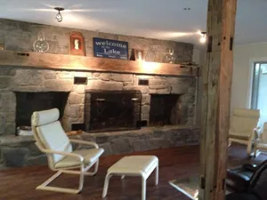 Image of Modernized, open style, waterfront lakehouse!  Sleeps up to 10!  Great swimming!