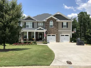 Image of Beautiful 4 Bedroom 4 bath Augusta Rental with pool. Amazing back porch views