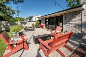 Image of Stylish remodeled home one mile from U of M football stadium with Tesla Charger
