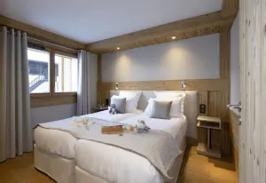 Image of Wifi, view mountain, fitness, swimming pool, balcony, parking, tv, ski locker, 55m², Les Houches