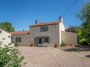 Image of Charming Farmhouse with Garden, Terrace, and Fireplace near Froidfond Village