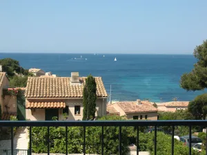 Image of SANARY (Var) T3 6 persons 100 m from the beach Magnificent sea view