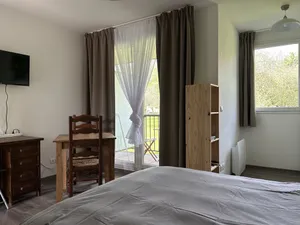 Image of Normandy apartment with pool and garden