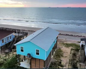 Image of Front Row, Fire Pit & Miles of Sand & Surf!