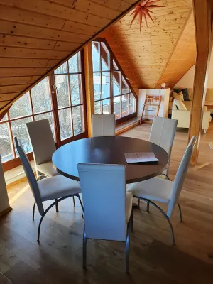 Image of Bergtraum holiday home - At 955 m above sea level, the clouds are very close and the slopes are in front of the door