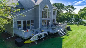 Image of Waterfront, private beach, ready for adventure, light & bright!