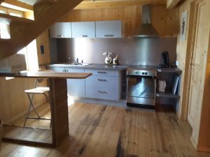 Image of Old typical Landes barn newly restored
