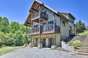 Image of Driftwood Lodge-Timber Frame Lake View Cabin