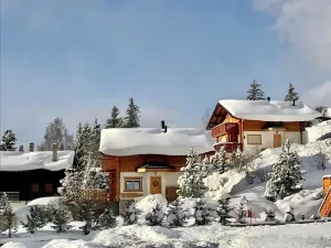 Image of Swiss chalet at 1500m in Anzere ski resort (www.anzere.ch),  sleeps 8