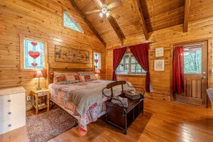 Image of Romantic Getaway Cozy Cabin | 1BR 1BA | Hot Tub | Jacuzzi | Pet Friendly