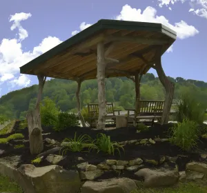Image of Riverfront Home in the Mountains of Arden, West Virginia. Family & Pet friendly.