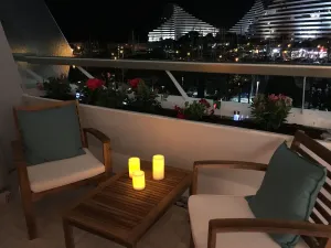 Image of Luxurious 1-bedroom condo,  sea views, all amenities