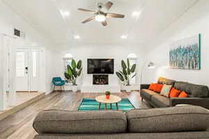 Image of King Bed, Family Friendly, Nice Backyard, Games, Cornhole, Grill, Foosball
