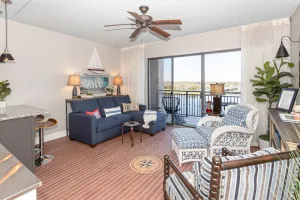 Image of Waterfront Historic District suite with river-view balcony & walkable locale