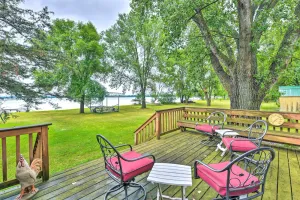 Image of Lakefront Spicer Cabin w\/ Dock & 2 Kayaks!