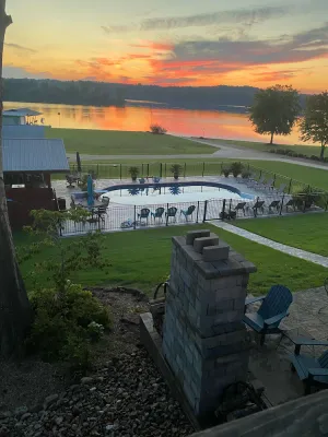Image of Outdoor family time on the patio, at the pool-pool house, or on the boat dock!