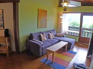 Image of Bright 2-room Apartment with Mezzanine in Les Espaces Residence