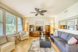 Image of Serene, golf course-adjacent getaway w\/ a shared pool  & free WiFi