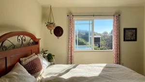 Image of Colorful and sun-filled master suite in home just 2 miles from beaches and dunes