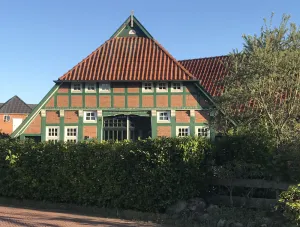 Image of Historic half-timbered houses combined with modern furnishings in an idyllic location