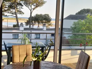 Image of Guidel sea and beach view