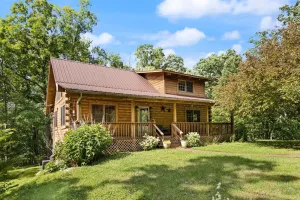 Image of Sits on 8 private Acres, hiking trails at this secluded chalet! Wi-Fi, Hot Tub