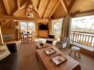 Image of Luxury chalet 160 m2 for 10 people, shuttle bus at 50m, 3mn from the lifts