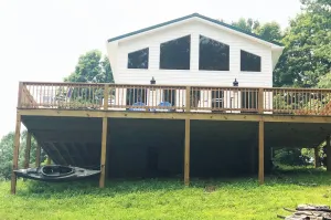 Image of Buckingham cabin #1@the lake minutes from New River Gorge National Park\/ hot tub