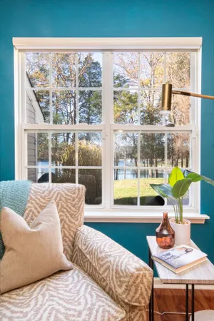 Image of Inviting Home on Beautiful Pond