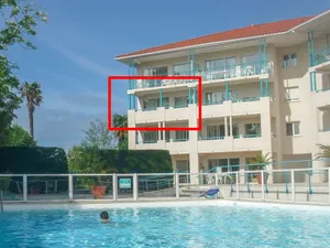 Image of Beautiful 4-person apartment facing the golf course, with swimming pool and 2 terraces