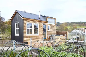 Image of Aileen - Unique tiny house with wood fired roll top bath in heart of the Cairngorms