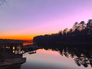 Image of Sunset Gem private dock & boat ramp on Lake Murray