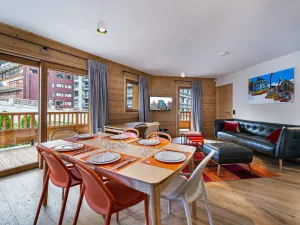Image of Charmant T3 à Courchevel, emplacement idéal à 100m du front de neige, parking et WiFi inclus - FR-1-563-74