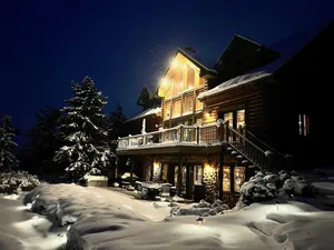 Image of amazing cabin with private lake accesses