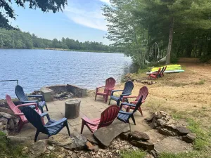 Image of 250ft sandy lakefront oasis - 3BR\/2BA