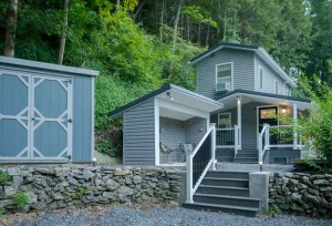 Image of COOL CREEK COTTAGE: PSU Spring Creek Waterfront Oasis with Hot Tub