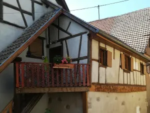 Image of Charmante maisonnette alsacienne avec terrasse, climatisation et alcôve près de Colmar - FR-1-744-8