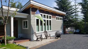 Image of Entire Tiny Home close to cruise ship terminal Alaska Railroad and downtown Seward