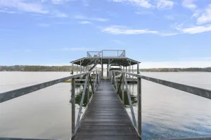 Image of Beautiful Lake Home, Private 2 story dock