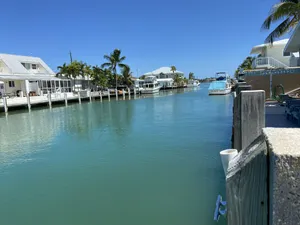 Image of 50’ dock on Vaca Cut, deep wide unlimited dockage.