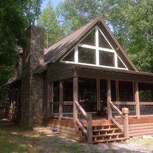 Image of Lake Martin alabama, Cozy Couple Or Small Family. Pontoon Boat Rentals Available