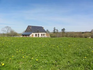 Image of Secluded Eco-Friendly Lodge with Fireplace, Garden, Terrace, and Scenic Views