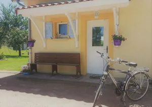 Image of Rural cottage blue shutters