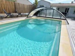 Image of Villa wooded view private pool, heated and covered at Château d'Oléron