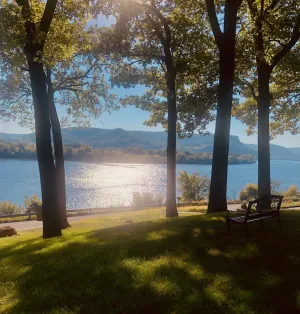 Image of The BRD Nest Mississippi River views backdropped by majestic Minnesota bluffs