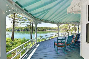 Image of Seal Cove: Historic Waterfront Home w\/ Wraparound Porch & Dock-Dogs ok