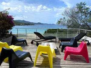 Image of Very beautiful contemporary air-conditioned villa with a breathtaking sea view